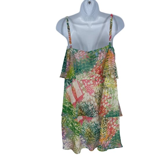 Lane Bryant Multicolor Tiered Sleeveless Tunic Dress Size 16 - Picture 4 of 7